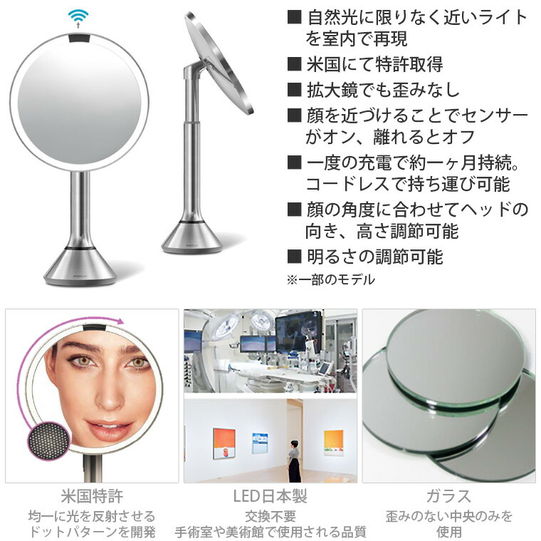 楽天市場】【正規品】シンプルヒューマン simplehuman センサーメイク