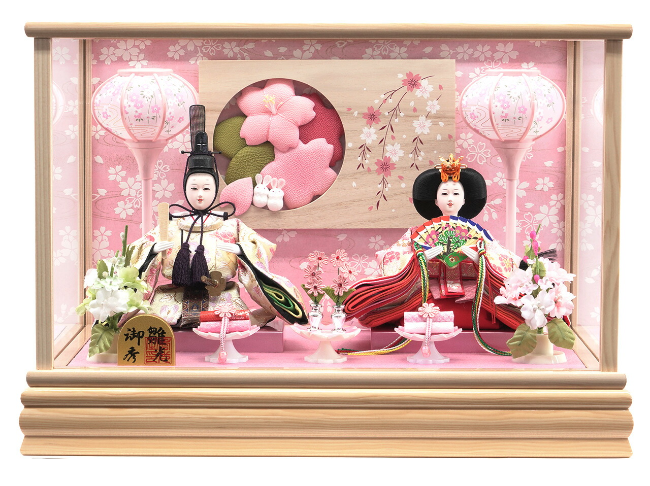 雛人形セット ガラスケース入り ひな人形セット ガラスケース付き