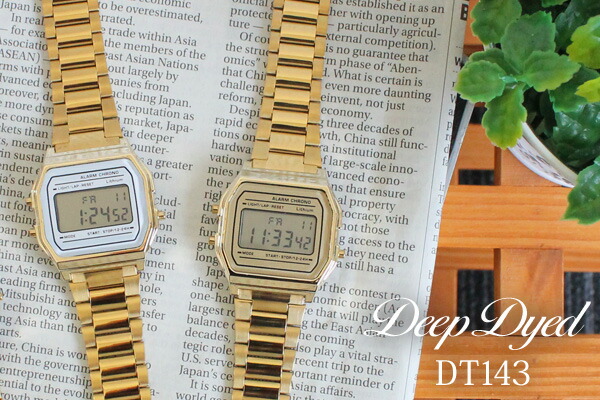 Deep Dyed カッシー DT143 腕時計 スクエア型 ユニセックス 保証1年