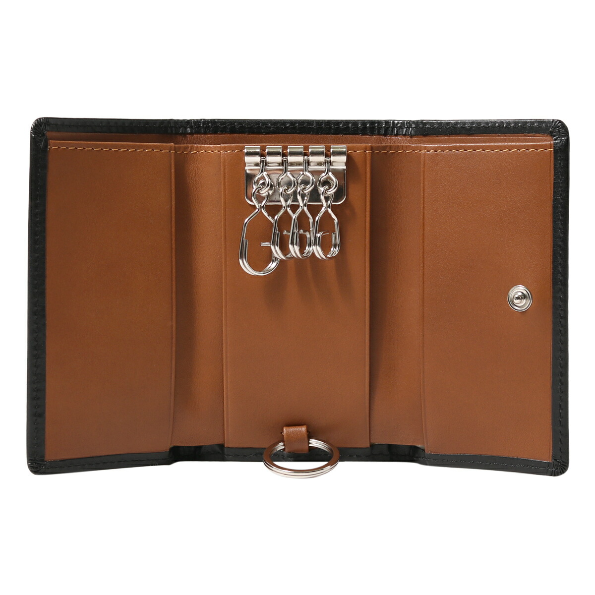 マーガレット ハウエル アイデア キーケース メンズ 本革 グロスアップ