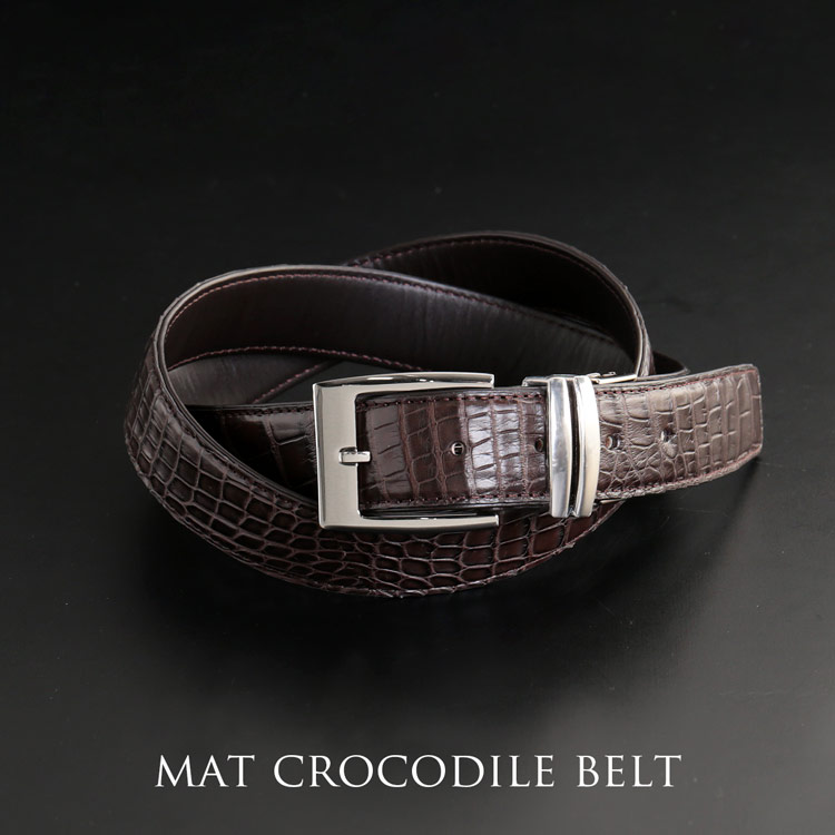 楽天市場】ベルト メンズ クロコダイル 35mm ピンタイプ ビジネス 牛