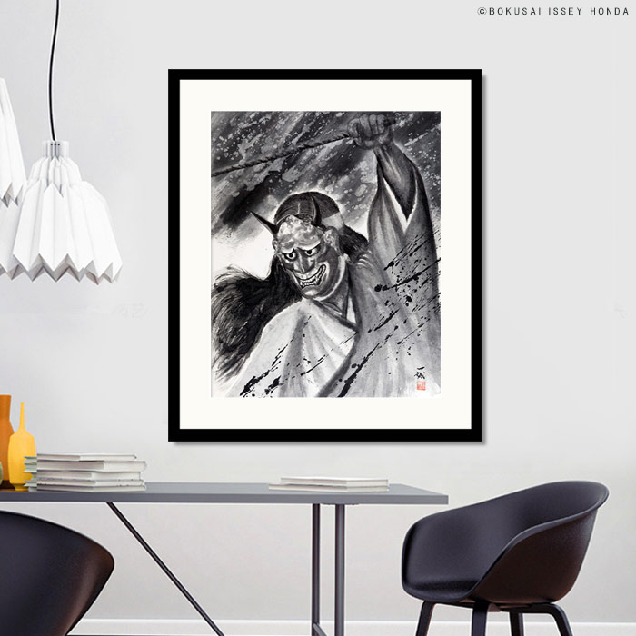 楽天市場】【2月25日 限定クーポン】墨絵の躍動表現・般若面 本田一誠