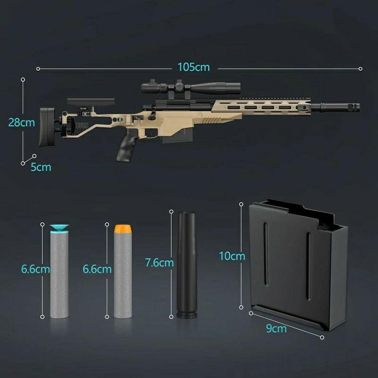 楽天市場】銃 M40A6 狙撃銃風おもちゃ銃 スナイパーライフル ボルト