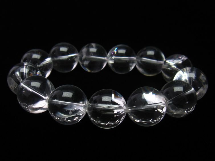 楽天市場】アイリスクォーツ 水晶 ブレスレット 17mm 虹入り crystal