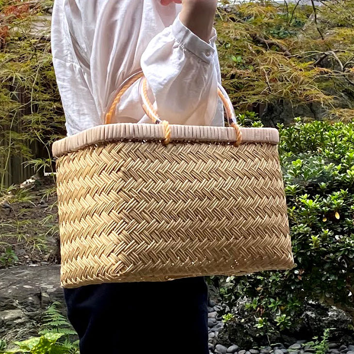 楽天市場】【要在庫確認】お買物かご 小 角 35cm×17cm×21cm 国産