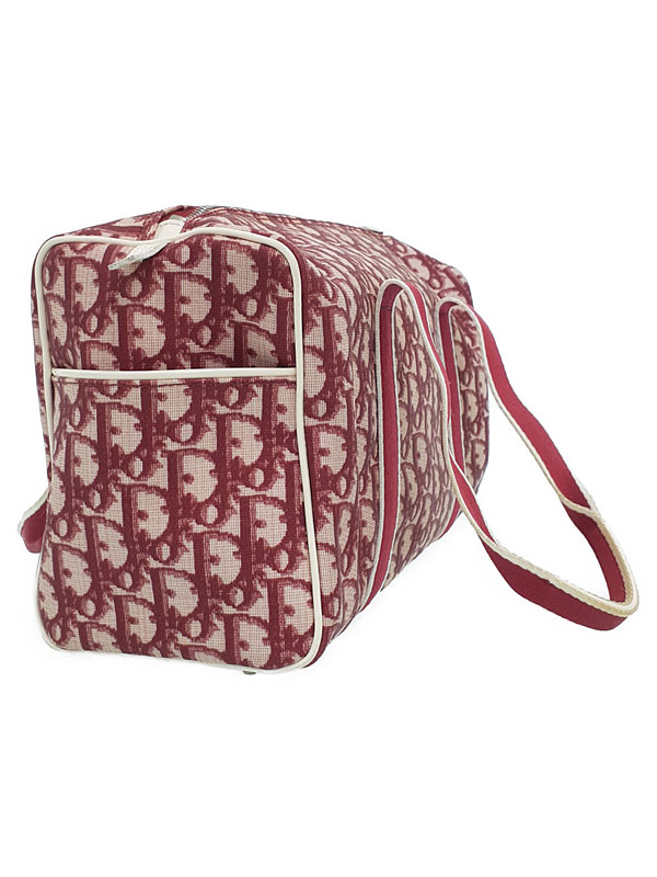 Christian Dior】クリスチャンディオール『トロッター柄 ミニボストン