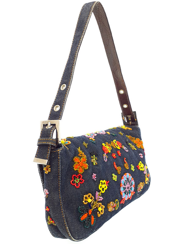 FENDI】フェンディ『ビーズ刺繍 マンマバケット』レディース