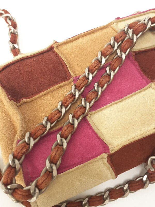 CHANEL】シャネル『パッチワーク ミニ チェーンショルダーバッグ