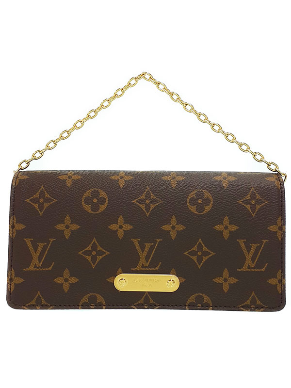 LOUIS VUITTON】ルイヴィトン『モノグラム ウォレット オン チェーン