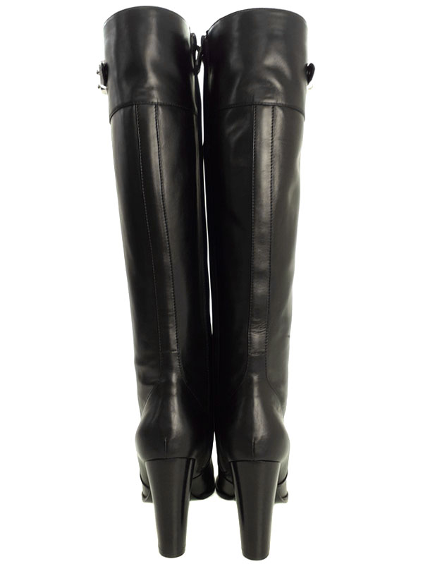 HERMES】エルメス『レザー ロングブーツ size36(約23cm)』レディース 1