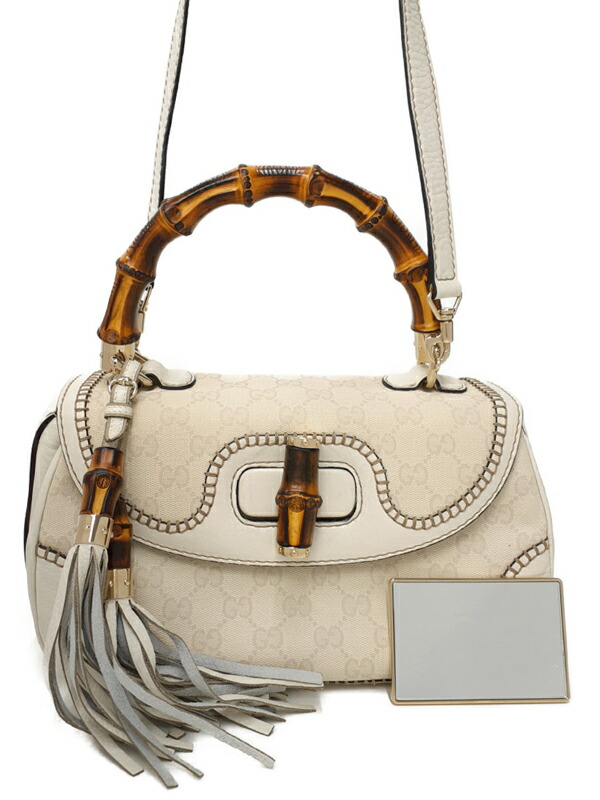 GUCCI】グッチ『バンブー 2WAYハンドバッグ』224964 レディース 2WAY