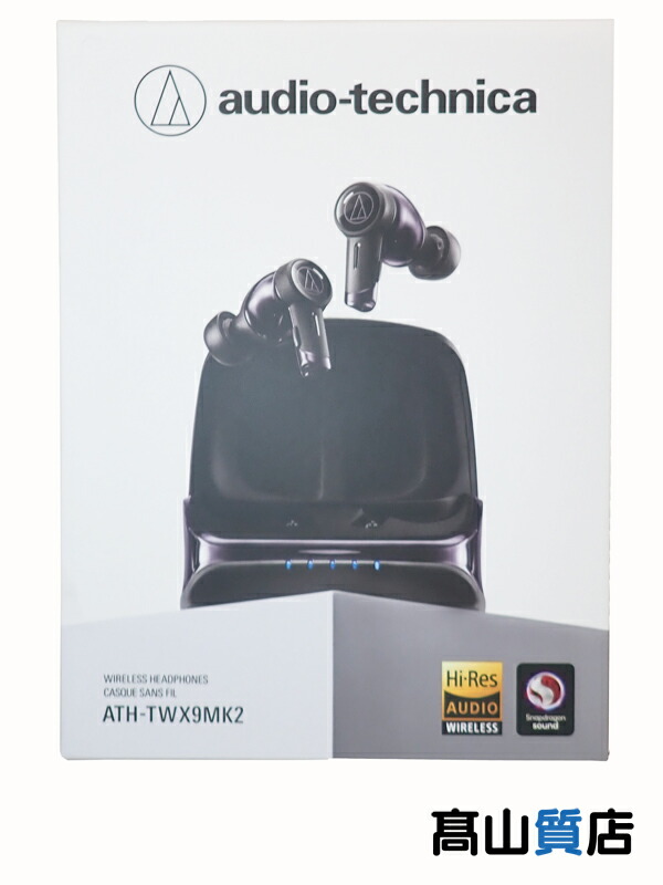 audio-technica】オーディオテクニカ『ワイヤレスイヤホン ブラック