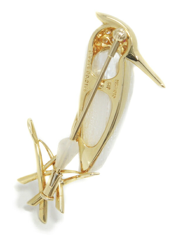 MIKIMOTO】【ソーティング】ミキモト『K18YG ブローチ 淡水パール