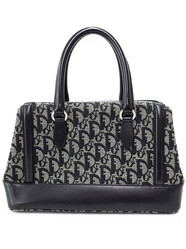 Christian Dior】クリスチャンディオール『トロッター柄 ハンドバッグ