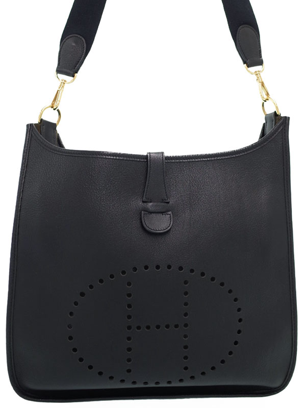 HERMES】【ゴールド金具】エルメス『エヴリンGM』A刻印 1997年製