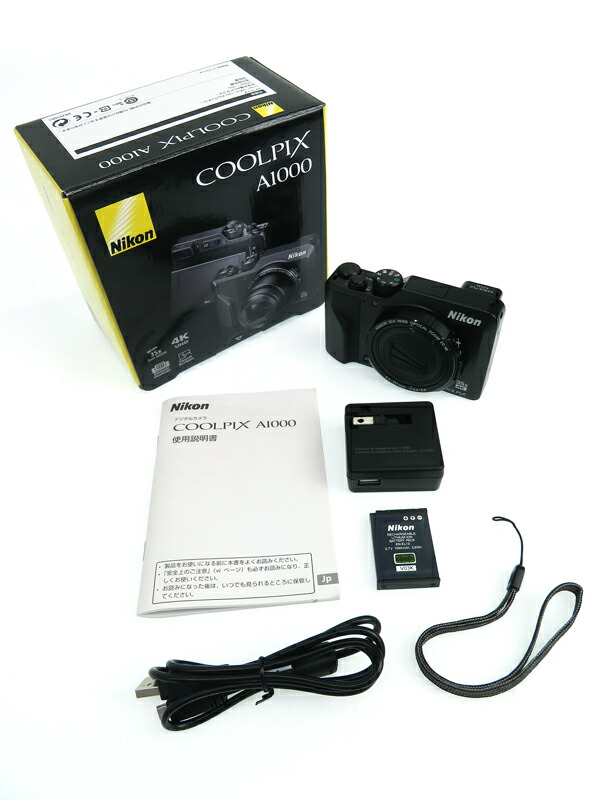 Nikon】ニコン『COOLPIX A1000』A1000BK 1604万画素 光学35倍 SDXC 4K