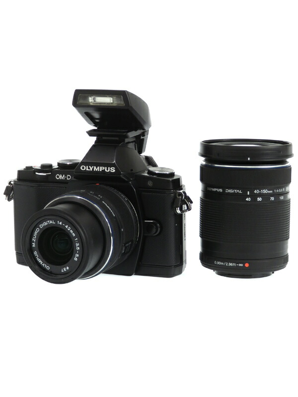 OLYMPUS】オリンパス『OM-D E-M5ダブルズームキット』ブラック 1605万