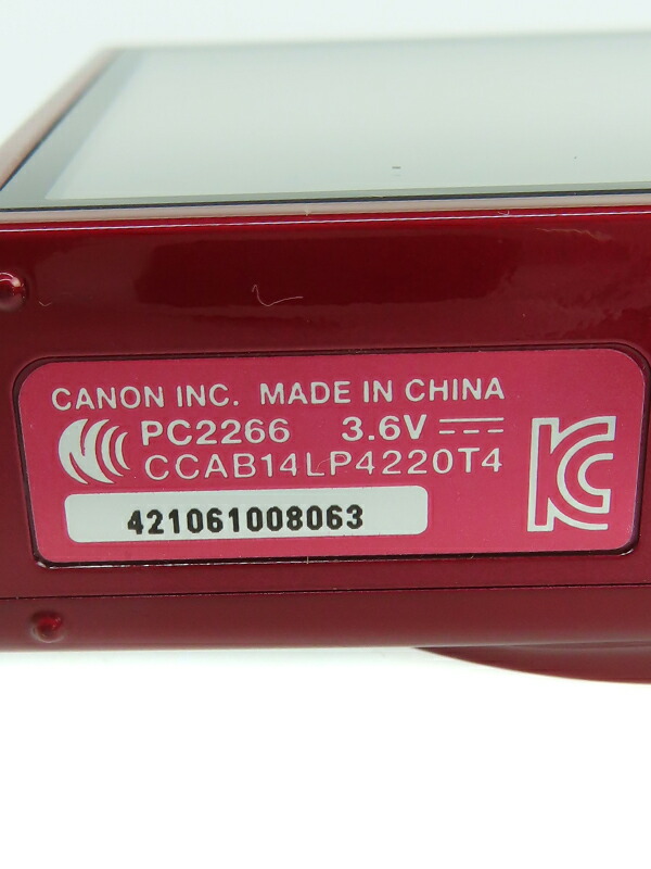 Canon】キヤノン『IXY 190』IXY190 レッド 2000万画素 光学10倍 2.7型