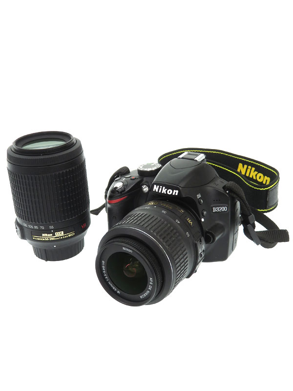 Nikon】ニコン『D3200 200mm ダブルズームキット ブラック
