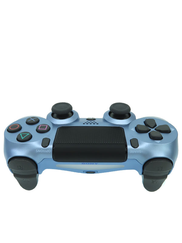 SONY】ソニー『ワイヤレスコントローラー(DUALSHOCK 4) チタン・ブルー