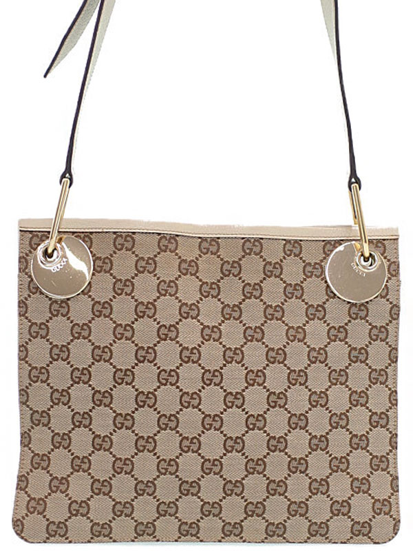 GUCCI】グッチ『GGキャンバス ショルダーバッグ』120841 レディース 1
