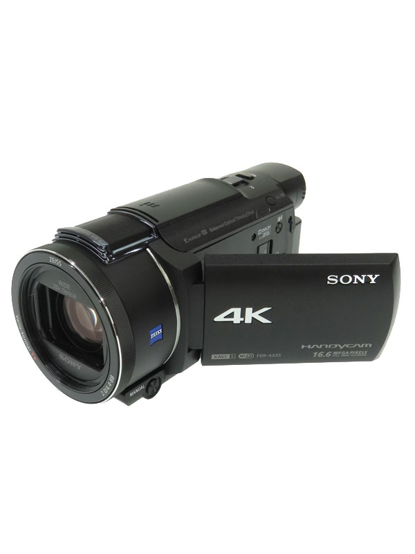 SONY】ソニー『4Kハンディカム』2019年 ブラック FDR-AX55 829万画素