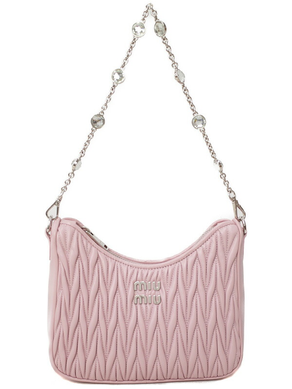 MIU MIU】ミュウミュウ『マテラッセ レザー ショルダーバッグ』5BH211