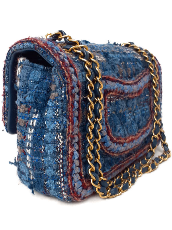 CHANEL】シャネル『ツイード チェーンショルダーバッグ』レディース 1