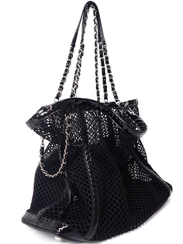 CHANEL】シャネル『マトラッセ チェーンショルダーバッグ メッシュ