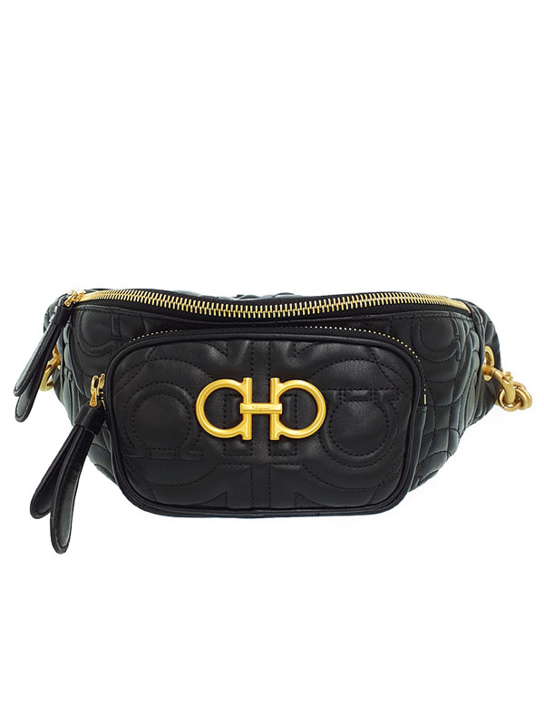 Salvatore Ferragamo】フェラガモ『ガンチーニ ベルトバッグ』21 H337