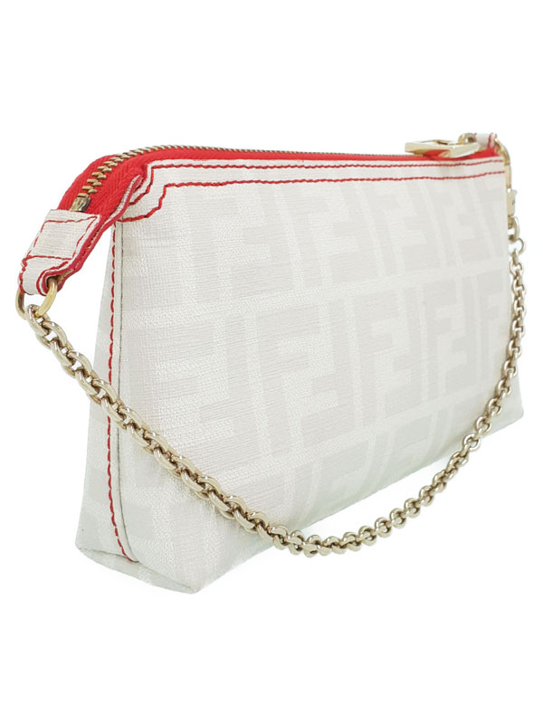 FENDI】フェンディ『ズッカ柄 チェーンハンドバッグ』8BR592