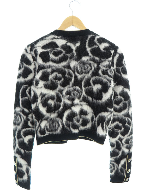 CHANEL】シャネル『カメリア ニット カーディガン スカート 上下セット