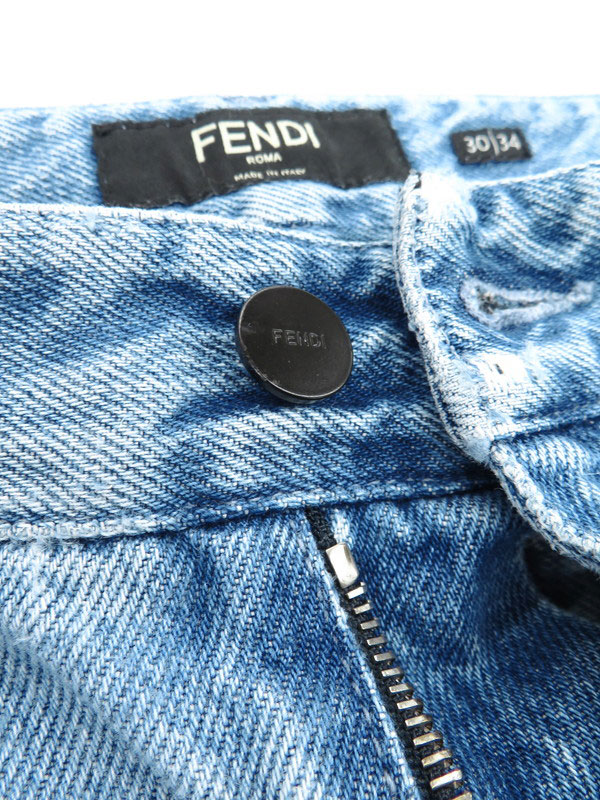 FENDI】フェンディ『FFロゴ ズッカ柄 ジーンズ size30』FLP201 A0X4