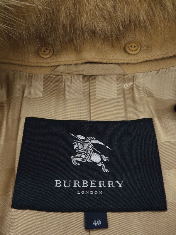 BURBERRY LONDON】【フォックスファー】【アウター】バーバリー