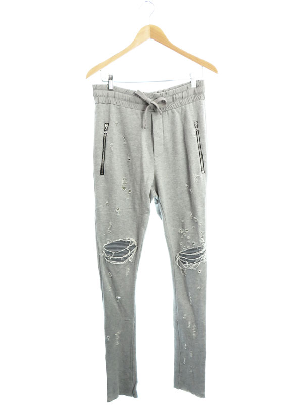 AMIRI】【ダメージ加工】【ririジッパー】【アメリカ製】【ボトムス