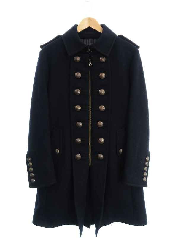 BURBERRY BLACK LABEL】バーバリーブラックレーベル『ナポレオンコート