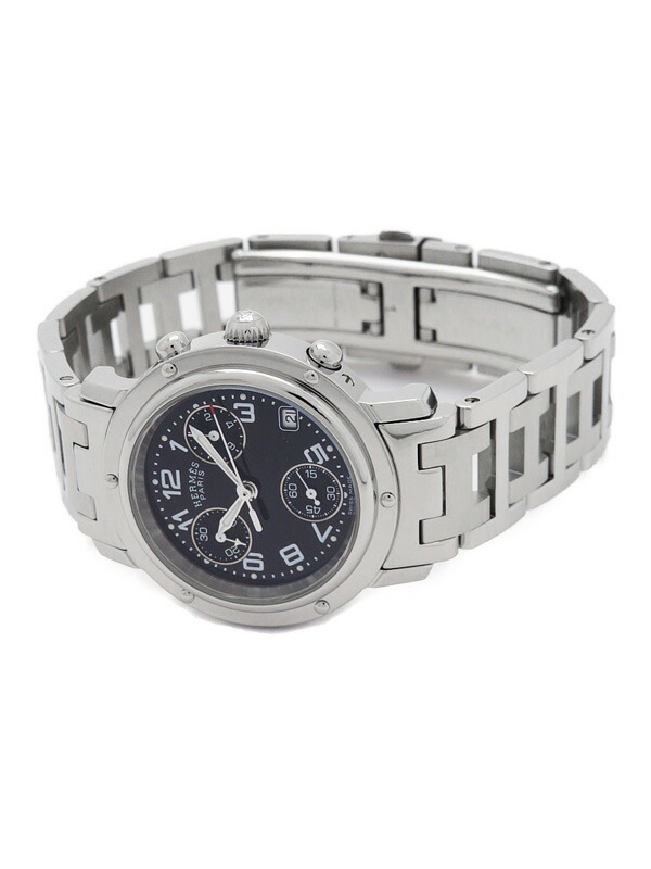 HERMES】エルメス『クリッパー クロノグラフ』CL1.310 レディース