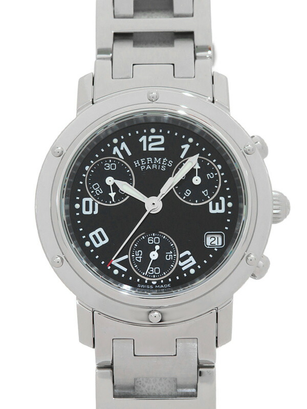 HERMES】エルメス『クリッパー クロノグラフ』CL1.310 レディース