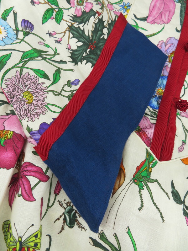 GUCCI】グッチ『KIMONO STYLE DRESS フローラ size38』583042 ZKQ60