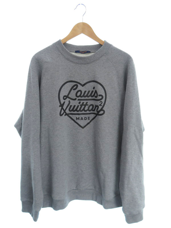 LOUIS VUITTON】ルイヴィトン『ロゴ NIGO 裏起毛 長袖スウェット