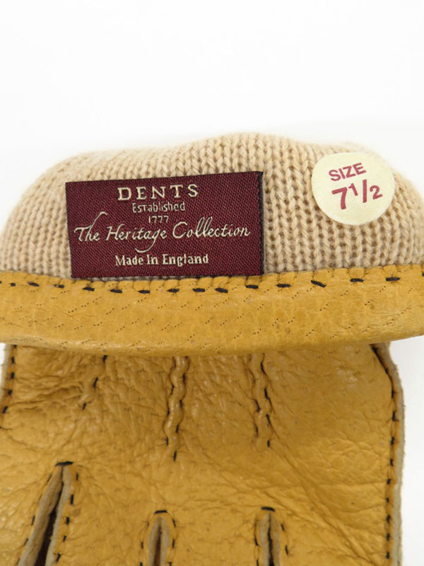 DENTS】デンツ『ペッカリー カシミヤライニング コーク Cork レザー