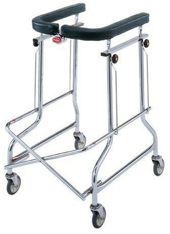 楽天市場】歩行器 介護 折りたたみ式歩行車 四輪自在 TY157F 日進医療