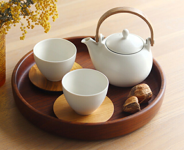 楽天市場】SALIU YUI 結 土瓶急須＆湯呑み＆山桜 茶敷セット(急須