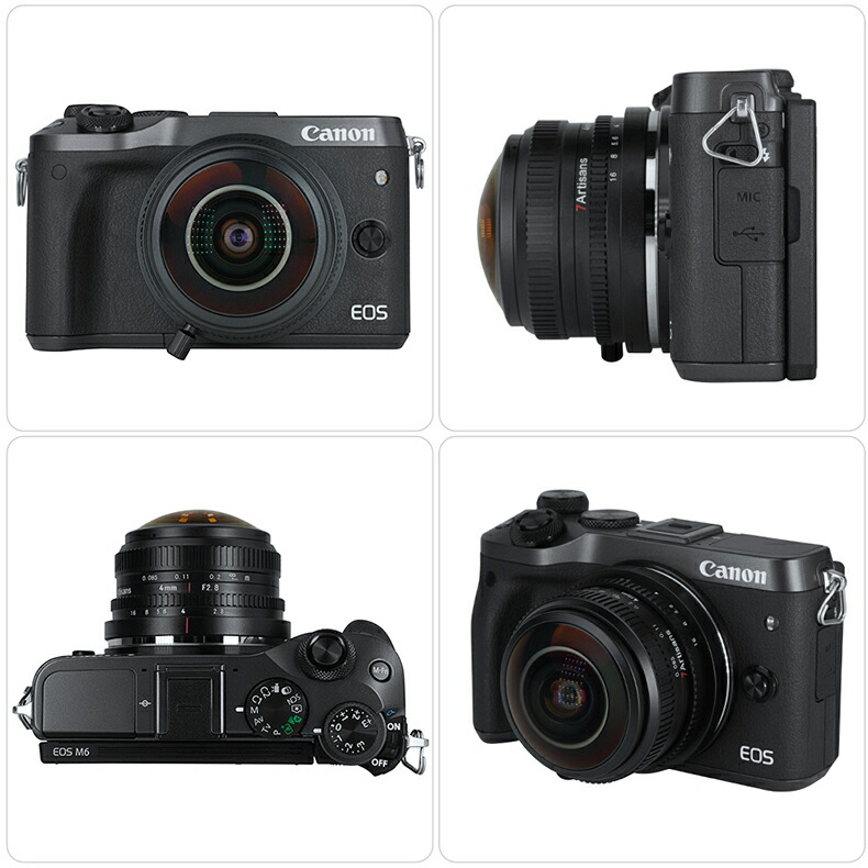 楽天市場】7artisans 4mm F2.8 APS-C 魚眼レンズ 225° 超広角