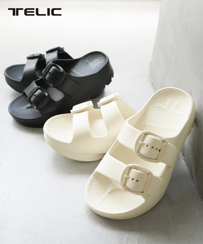 W-BUCKLE2]TELIC(テリック) W-BUCKLE(ダブルバックル) サンダル