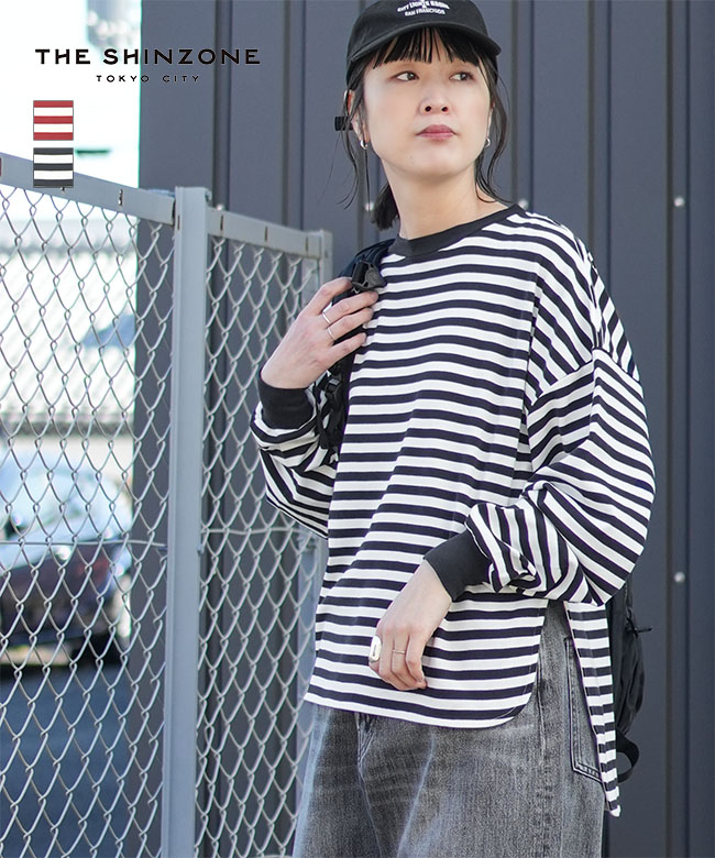 25SMSCU04]THE SHINZONE(ザ シンゾーン) フレンチストライプロング