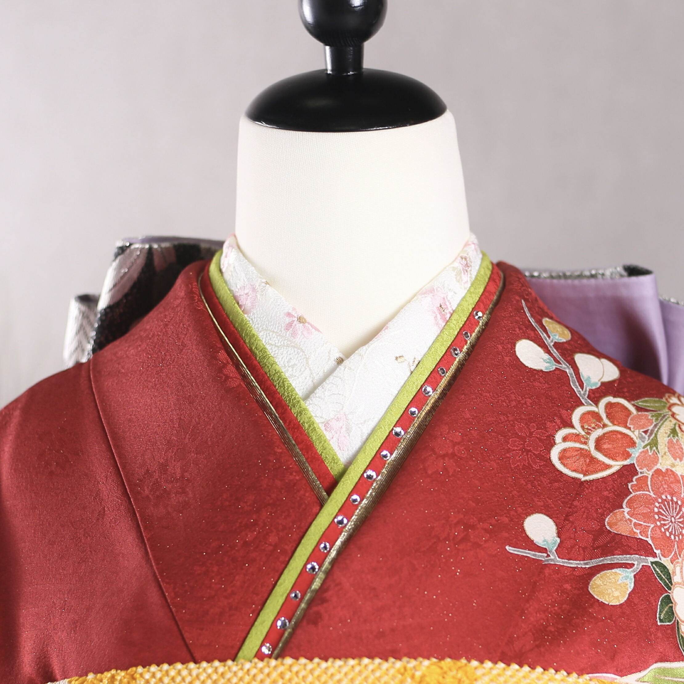 楽天市場】【中古】振袖 7点フルセット M〜Lサイズ 振袖セット 振袖