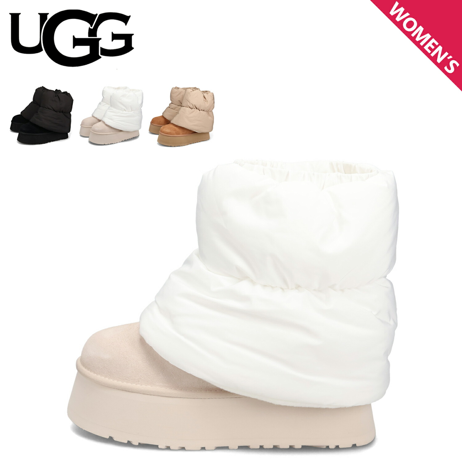 楽天市場】UGG W CLASSIC MINI DIPPER PUFFER アグ ブーツ ムートン