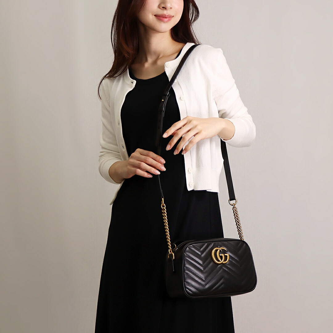 楽天市場】グッチ GUCCI バッグ ショルダーバッグ 【GGマーモント：GG