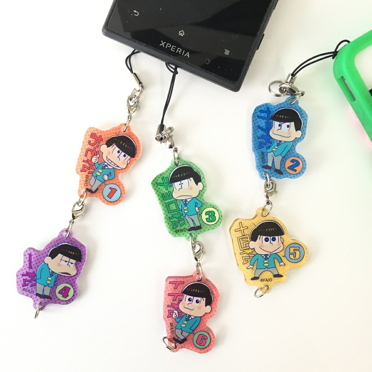 楽天市場】ストラップ おそ松さん グッズ おそまつ カラ松 十四松